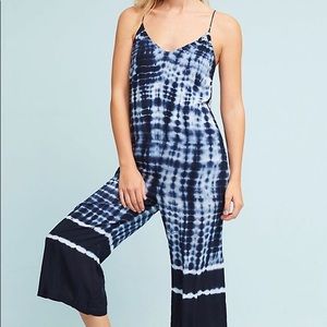 Anthropologie Cloth & Stone Oceana Jumpsuit LP